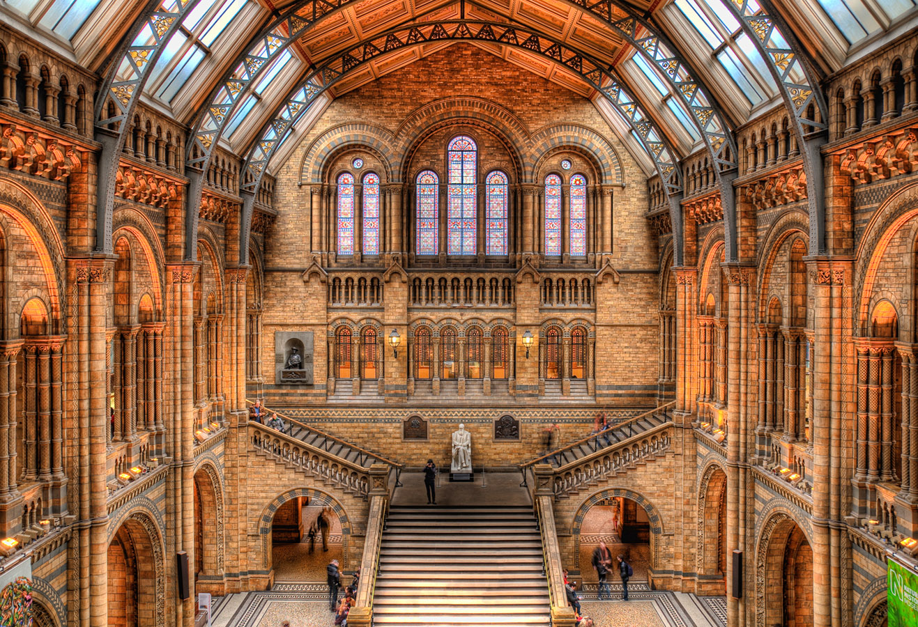 Discover what you can see and do in our free galleries, and where you can eat, drink and shop across four zones: Natural History Museum In South Kensington, England Great Panorama