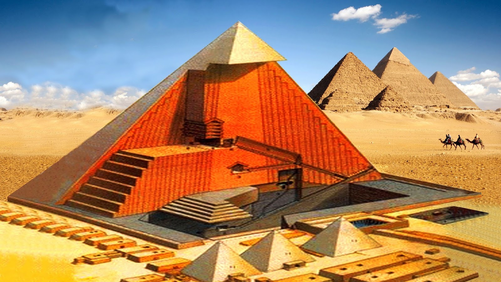 The grandeur of the pyramids of giza. Scientia potentia est New discovery inside the Great Pyramid of Giza